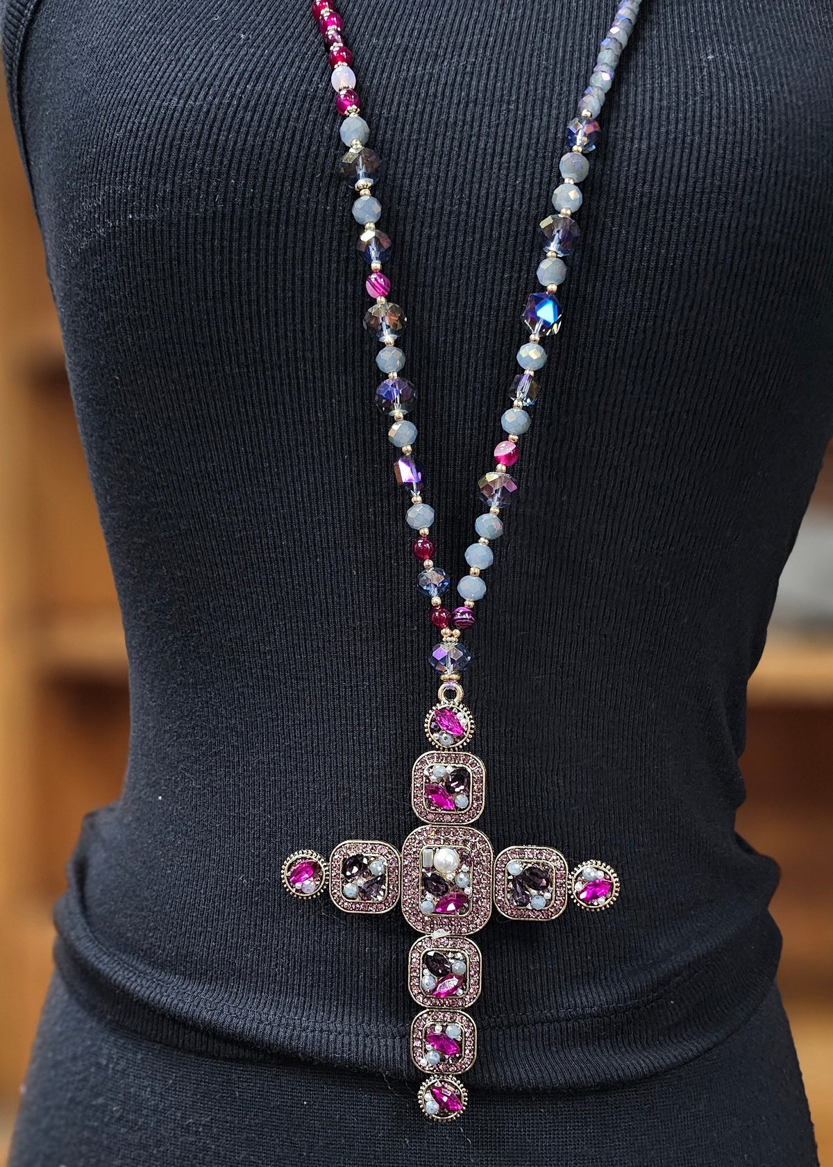 Raspberry Radiance Necklace