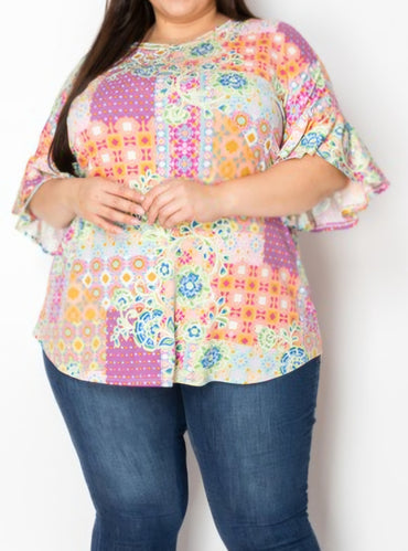 Sweet Southern Mosaic Top