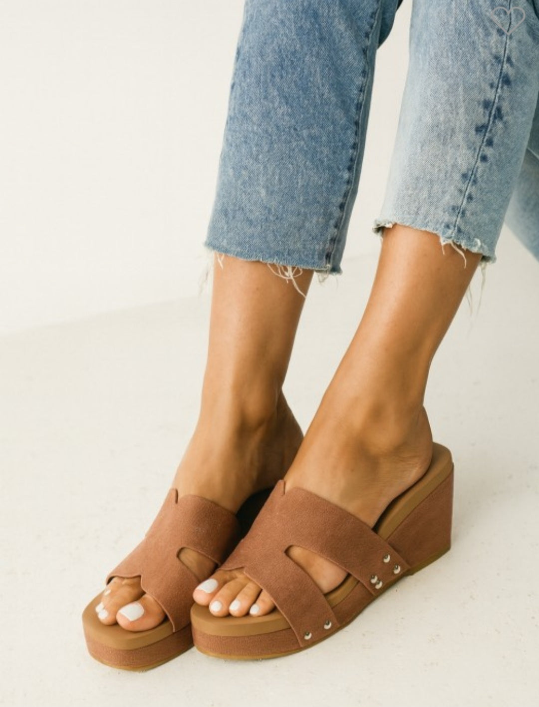 Slide Sandal Platform Wedge