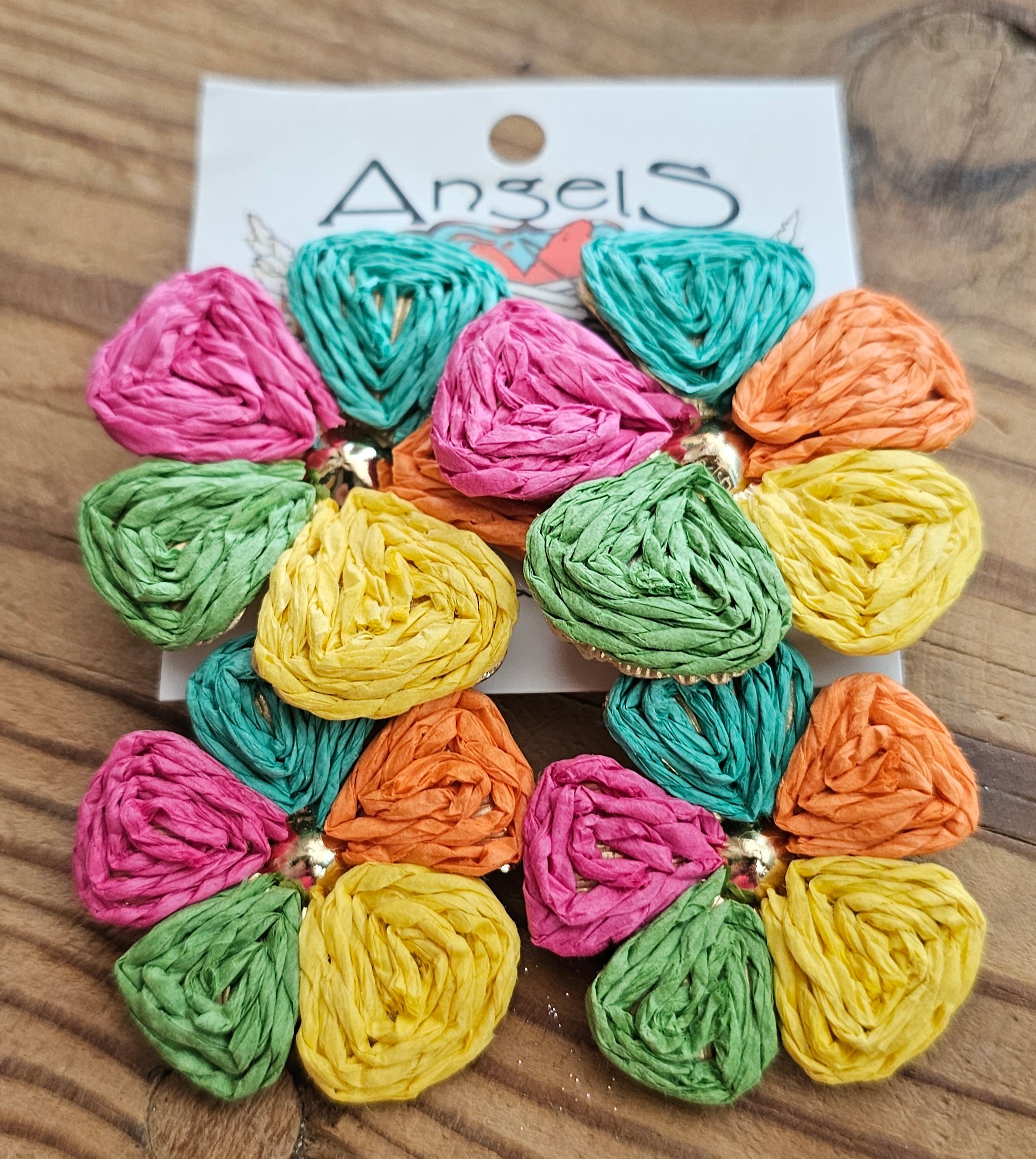Colorful Flower Earrings