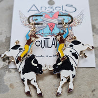 Ride em cowboy earrings