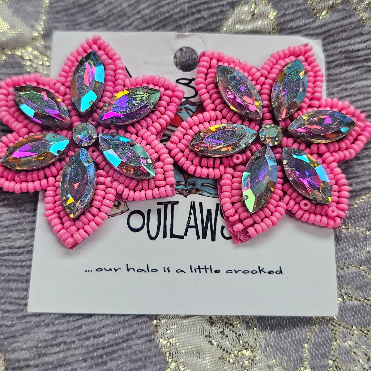 Pink Penny Earrings