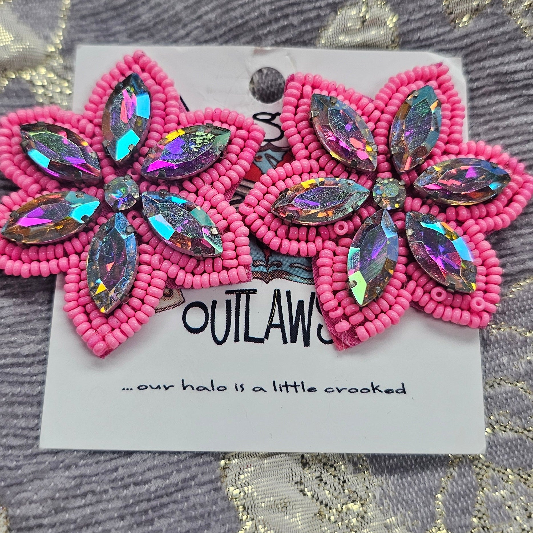 Pink Penny Earrings