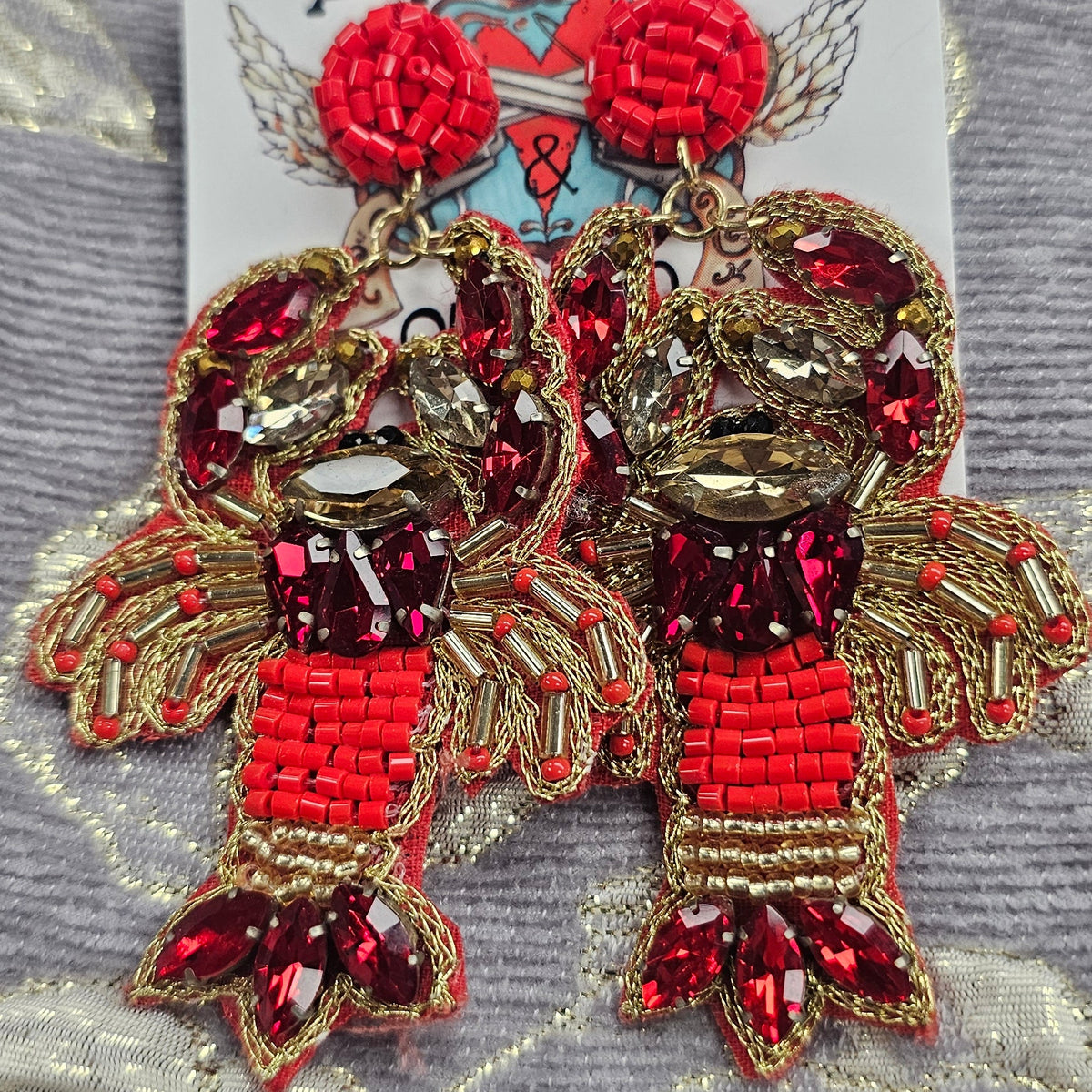 Crawfish Earrings
