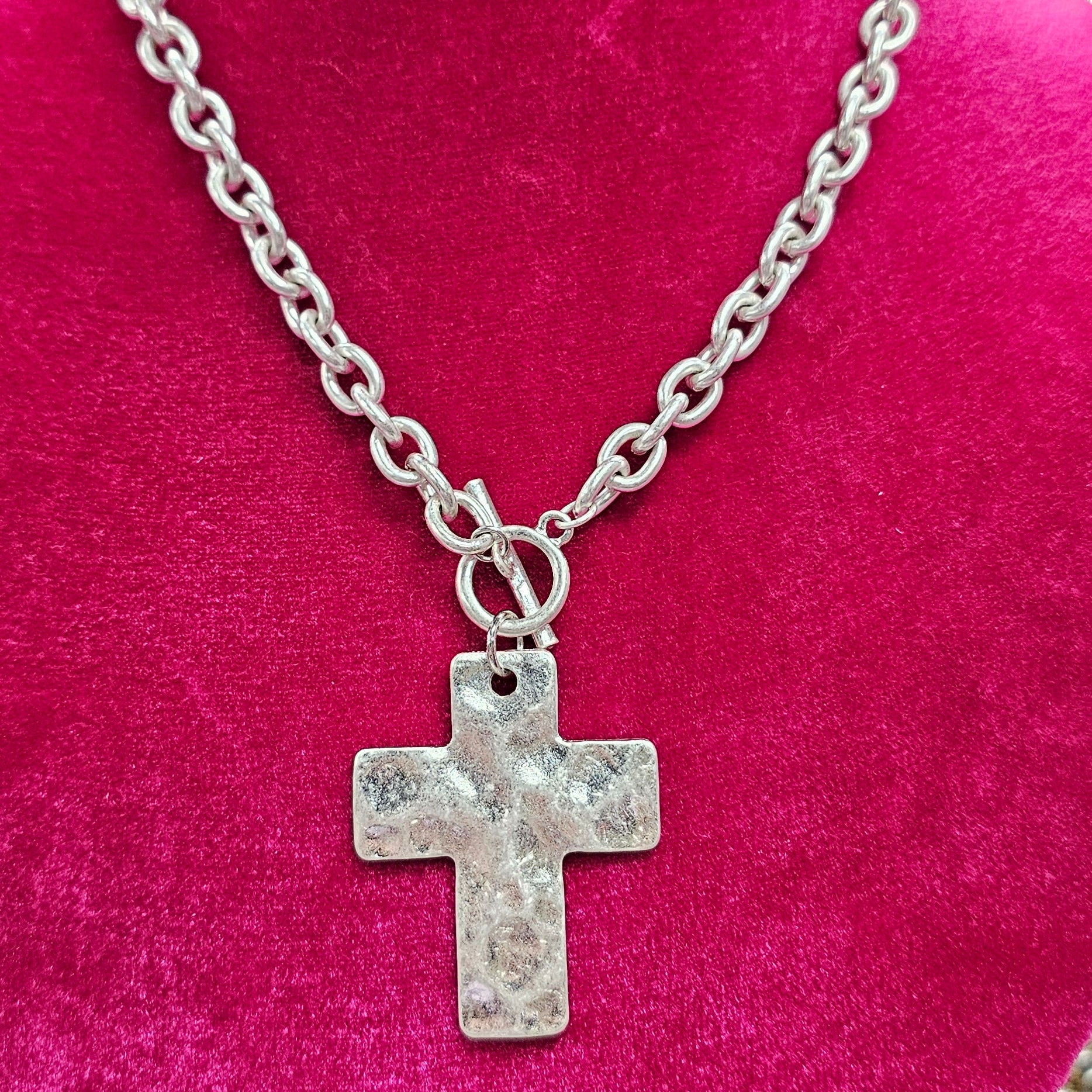 Uptown Cross Necklace