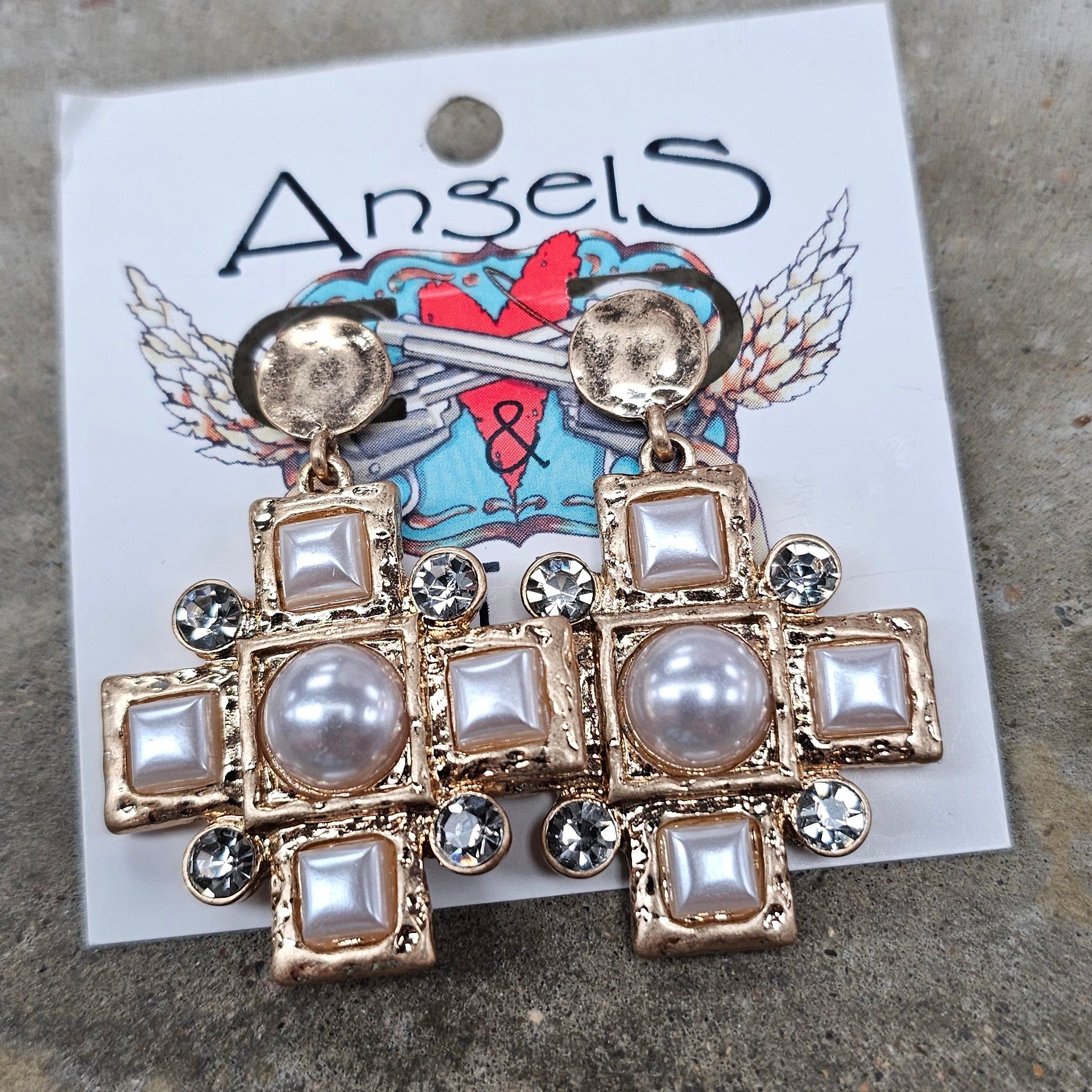 Glory Cross Earrings
