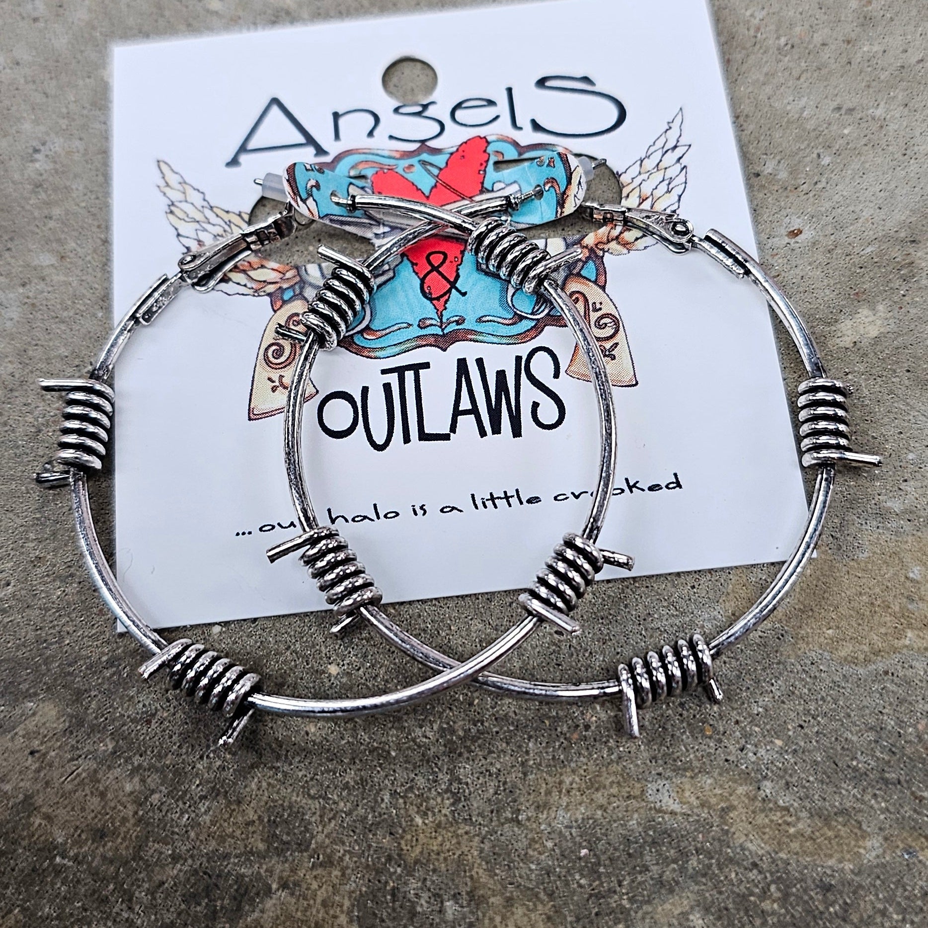 Barbed Wire Hoops