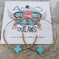 Dainty Cross Earrings