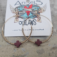 Dainty Cross Earrings
