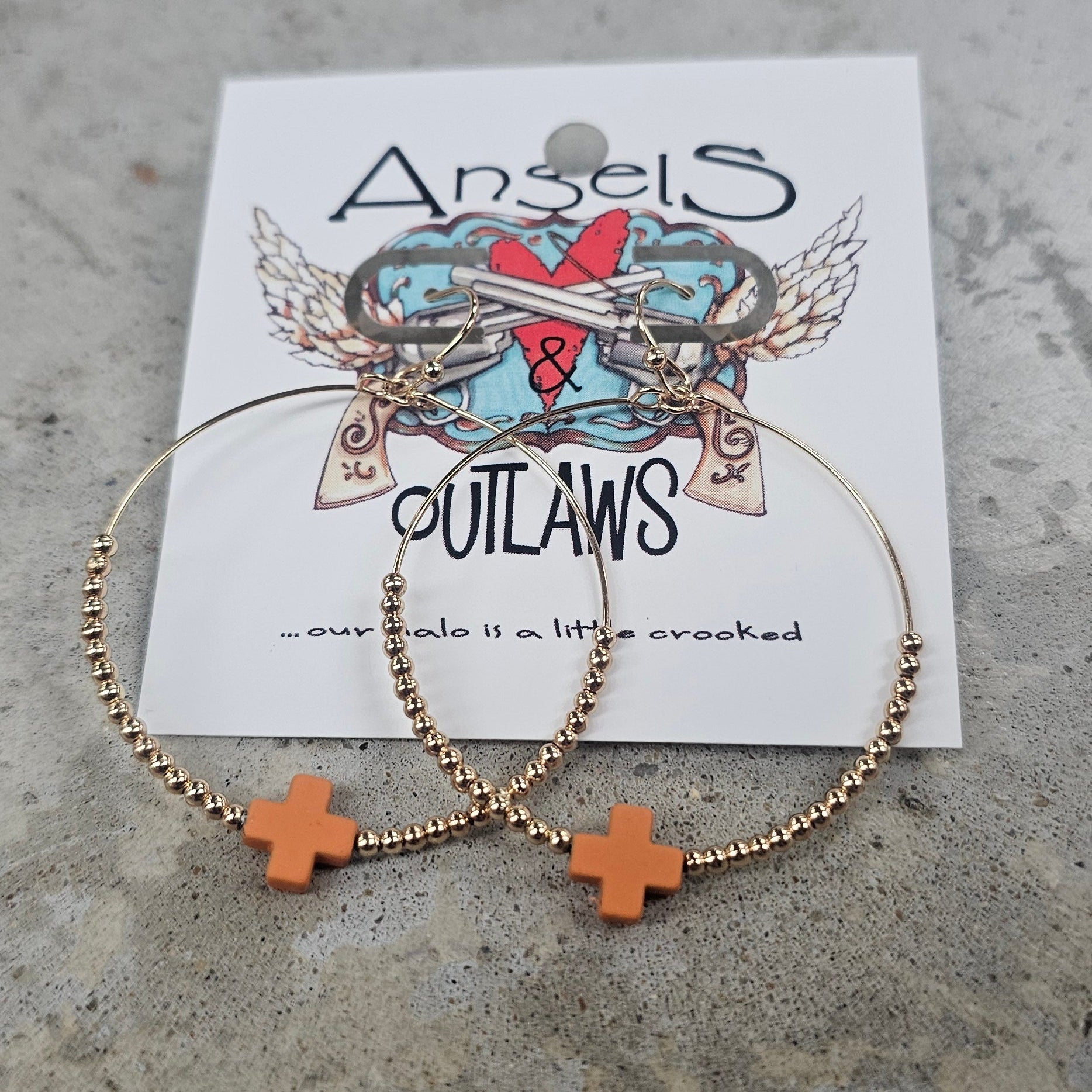 Dainty Cross Earrings