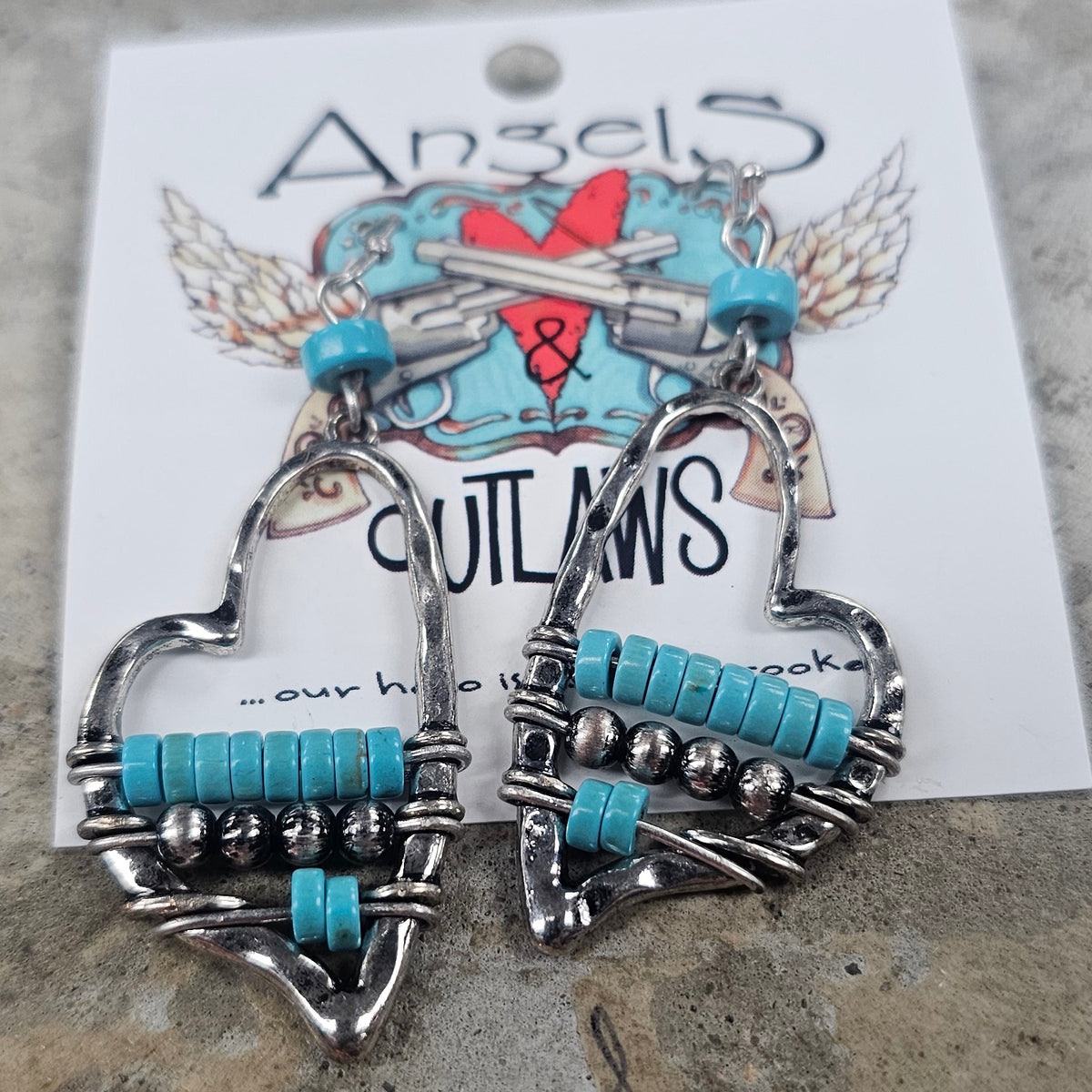 My Heart Burns For You Earrings