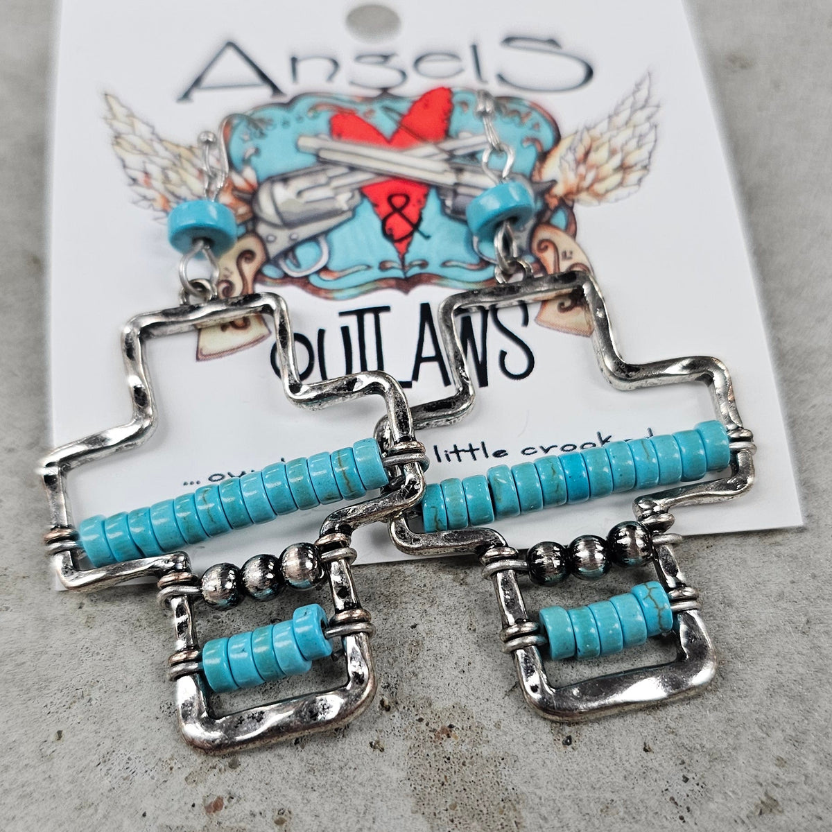 Caitlyn Cross Earrings