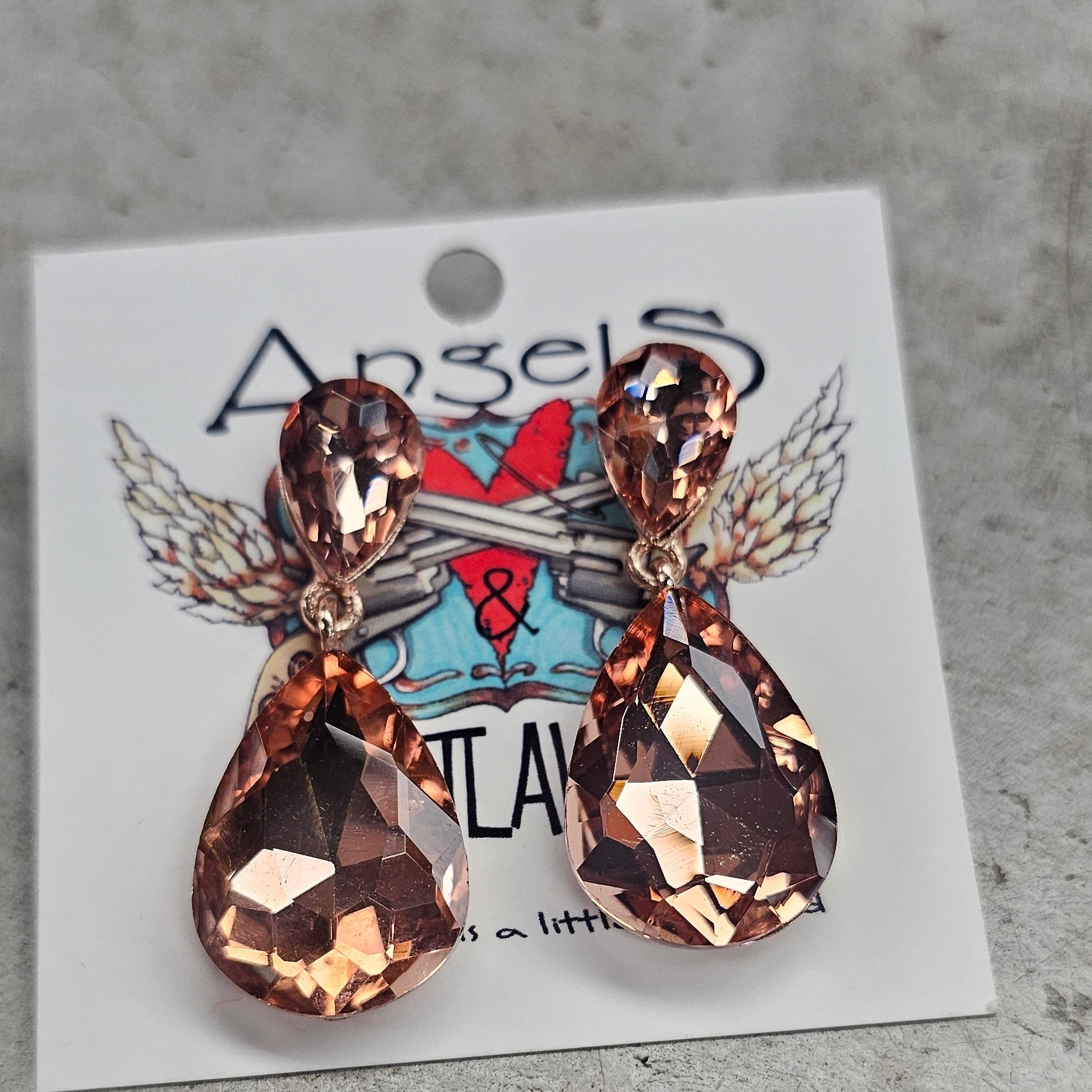 Rosegold Bling Earrings