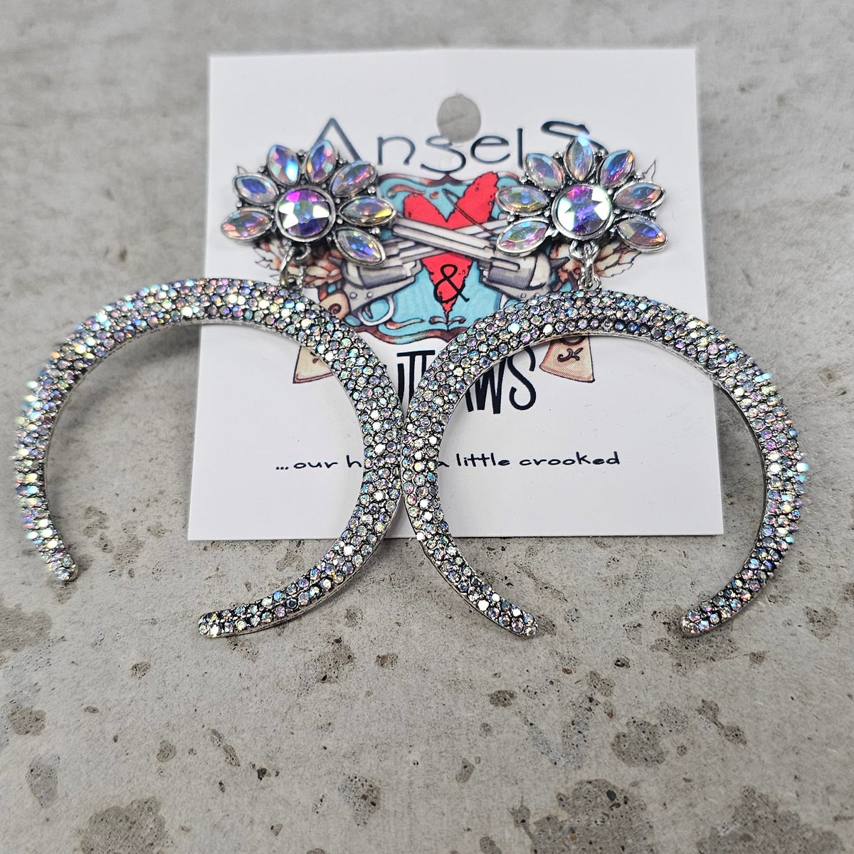 Blinged Out Squash Earrings