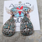 Patina Dragonfly Earrings