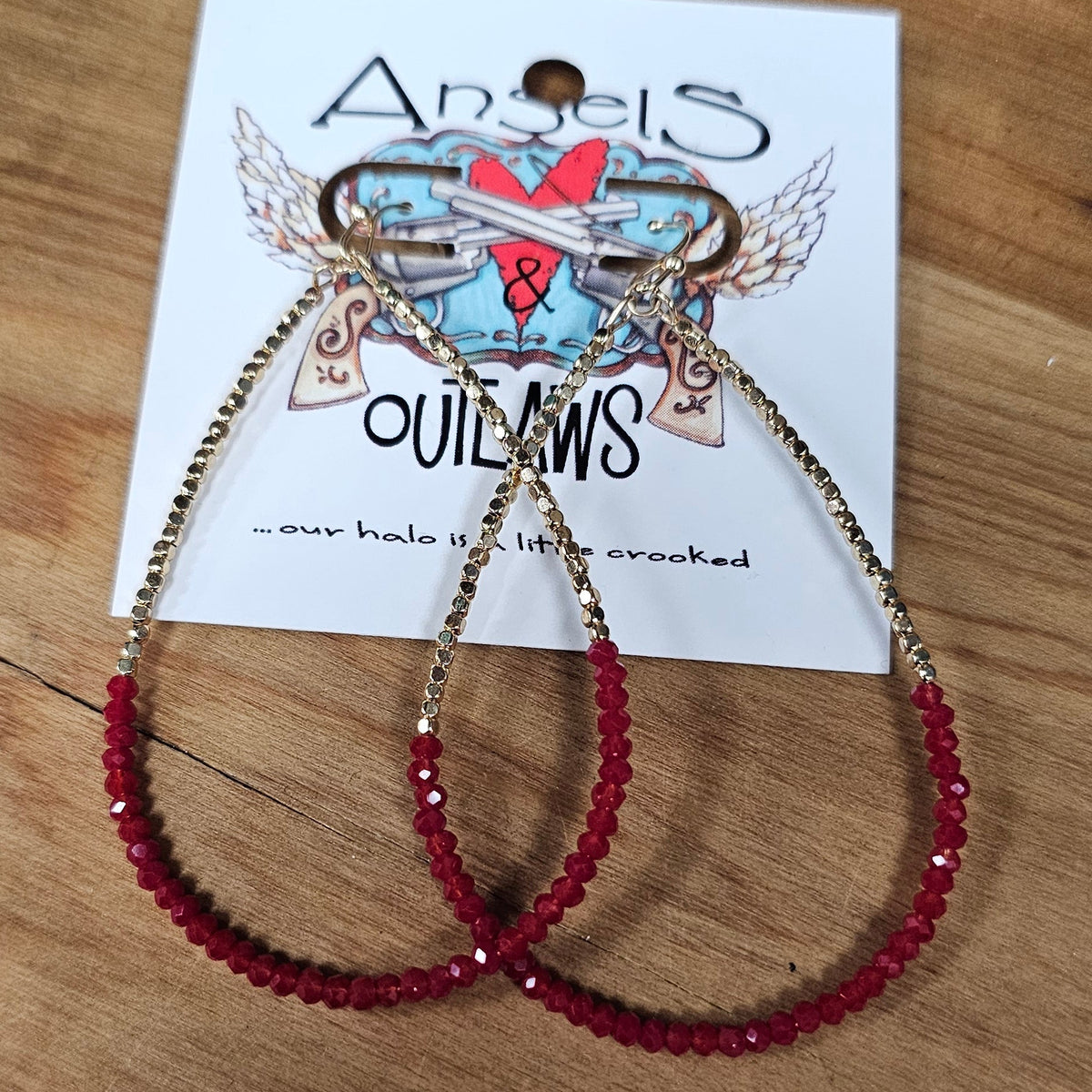 Red Rana Earrings