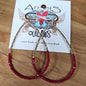 Red Rana Earrings