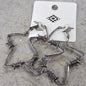Barbed Wire Star Earrings