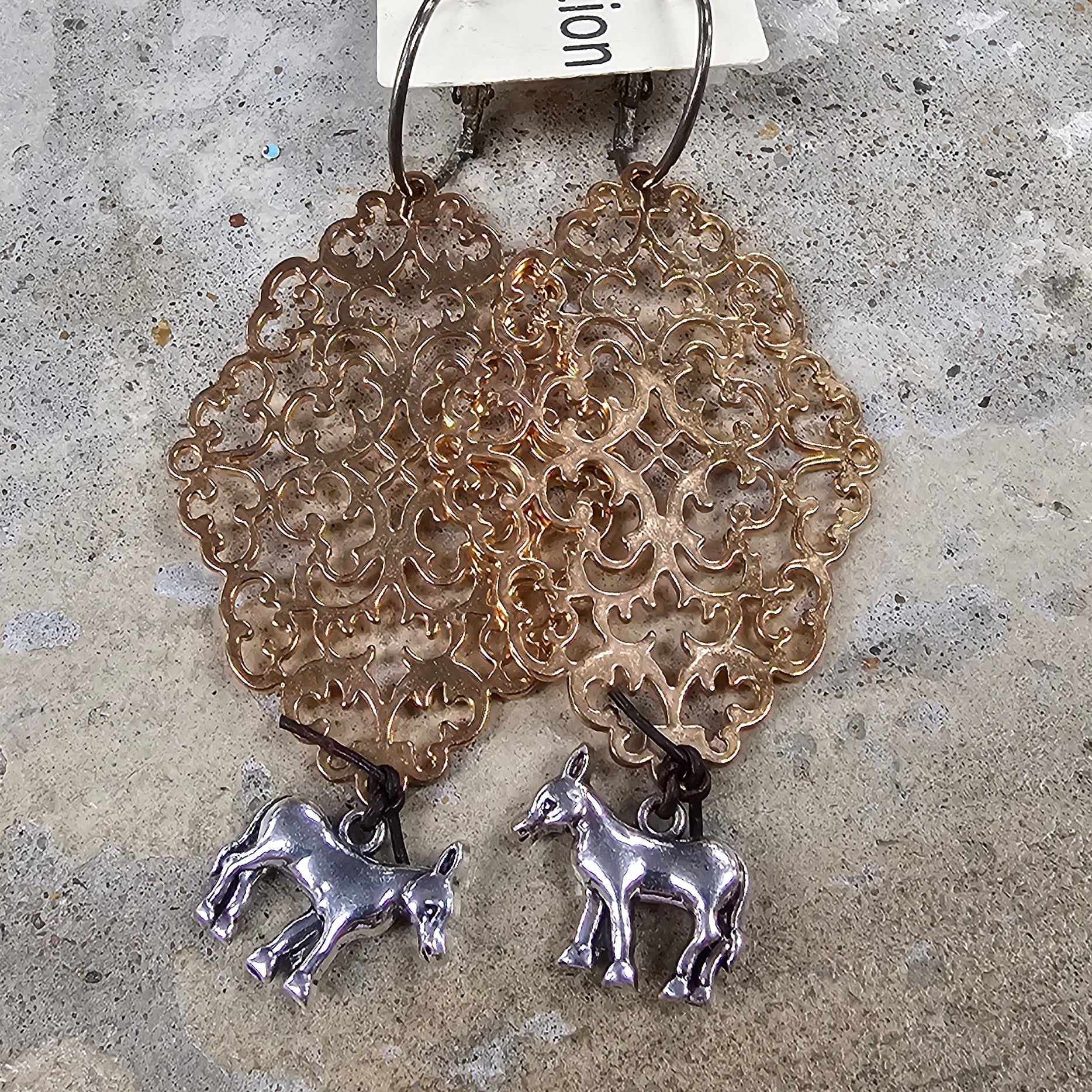 Beth's Burro Earrings