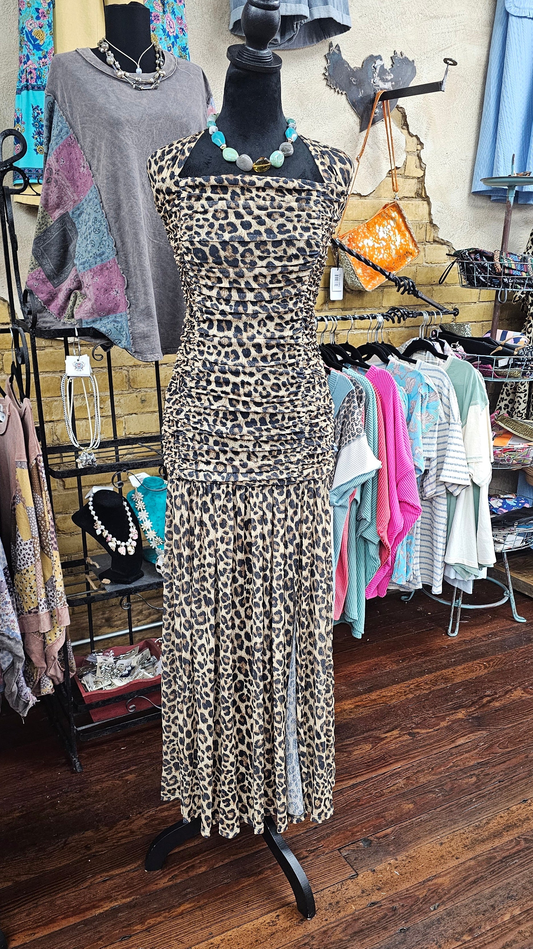 Luxurious Leopard Dress