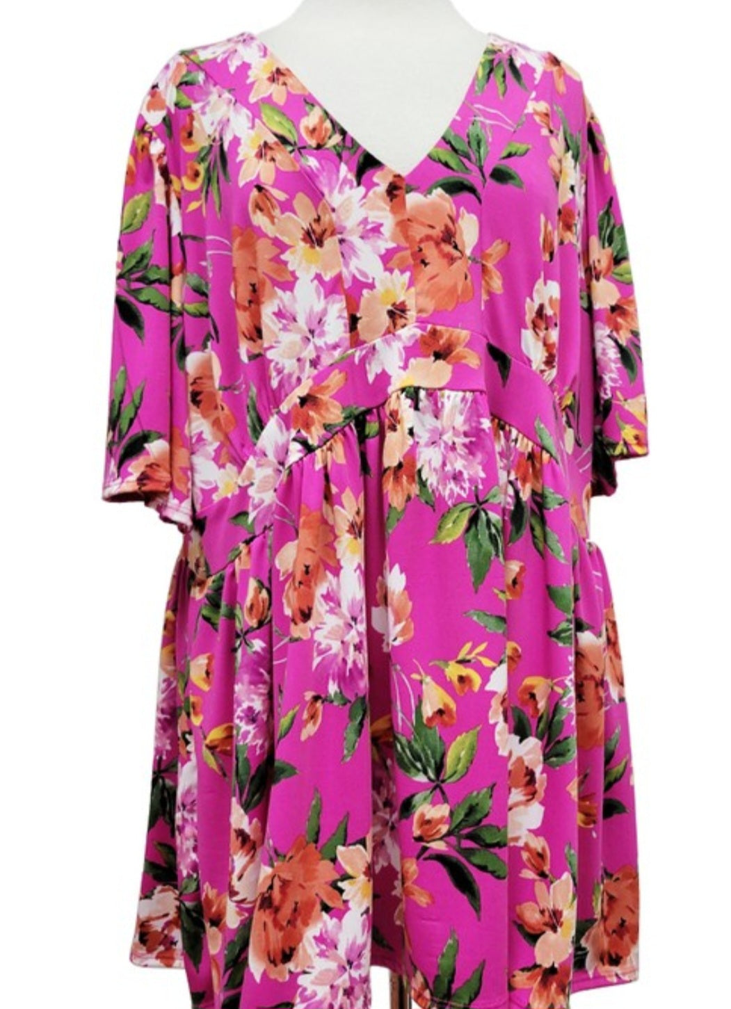 Fuchsia Garden Tunic