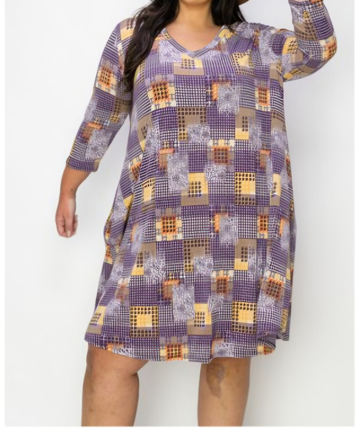 Urban Patchwork Pocket Dress