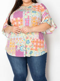 Sweet Southern Mosaic Top