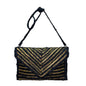 Shimmer Stripes Jute Purse