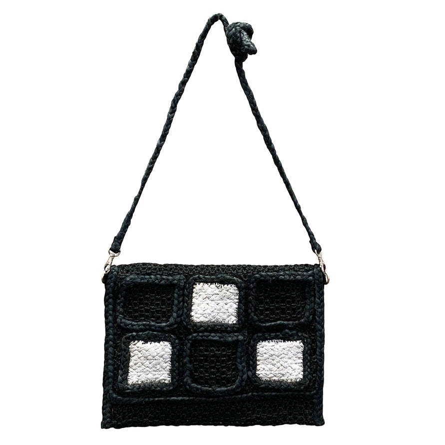 Jute Squares Crossbody