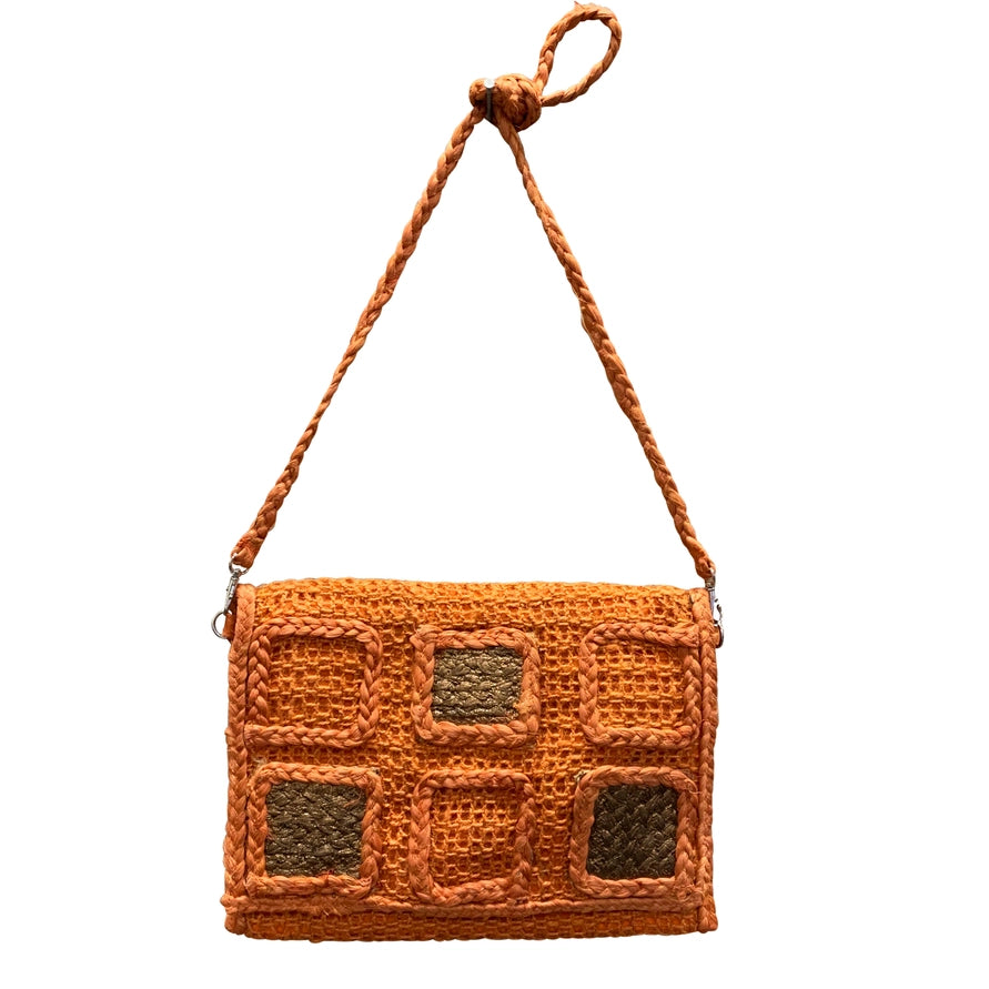 Jute Squares Crossbody