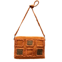 Jute Squares Crossbody