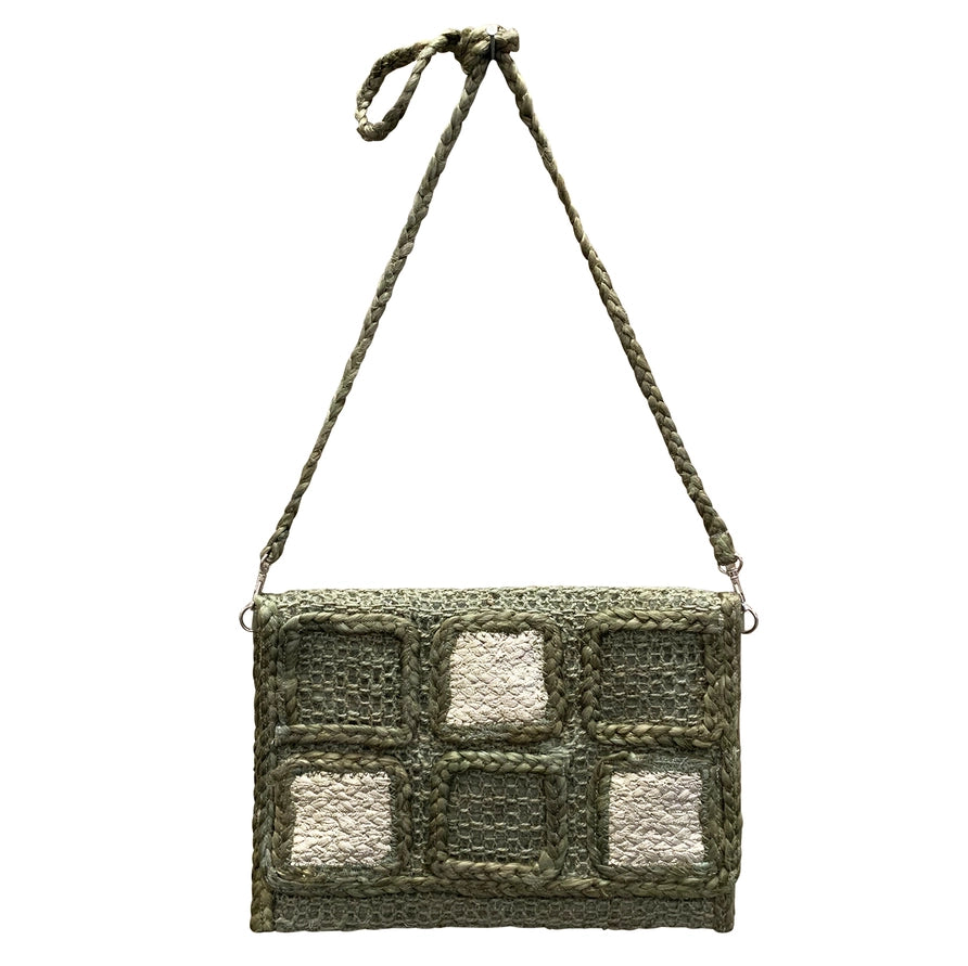 Jute Squares Crossbody