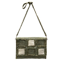 Jute Squares Crossbody