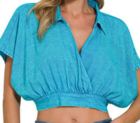 Savannah Sunset Crop Blouse