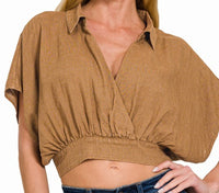 Savannah Sunset Crop Blouse