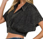 Savannah Sunset Crop Blouse