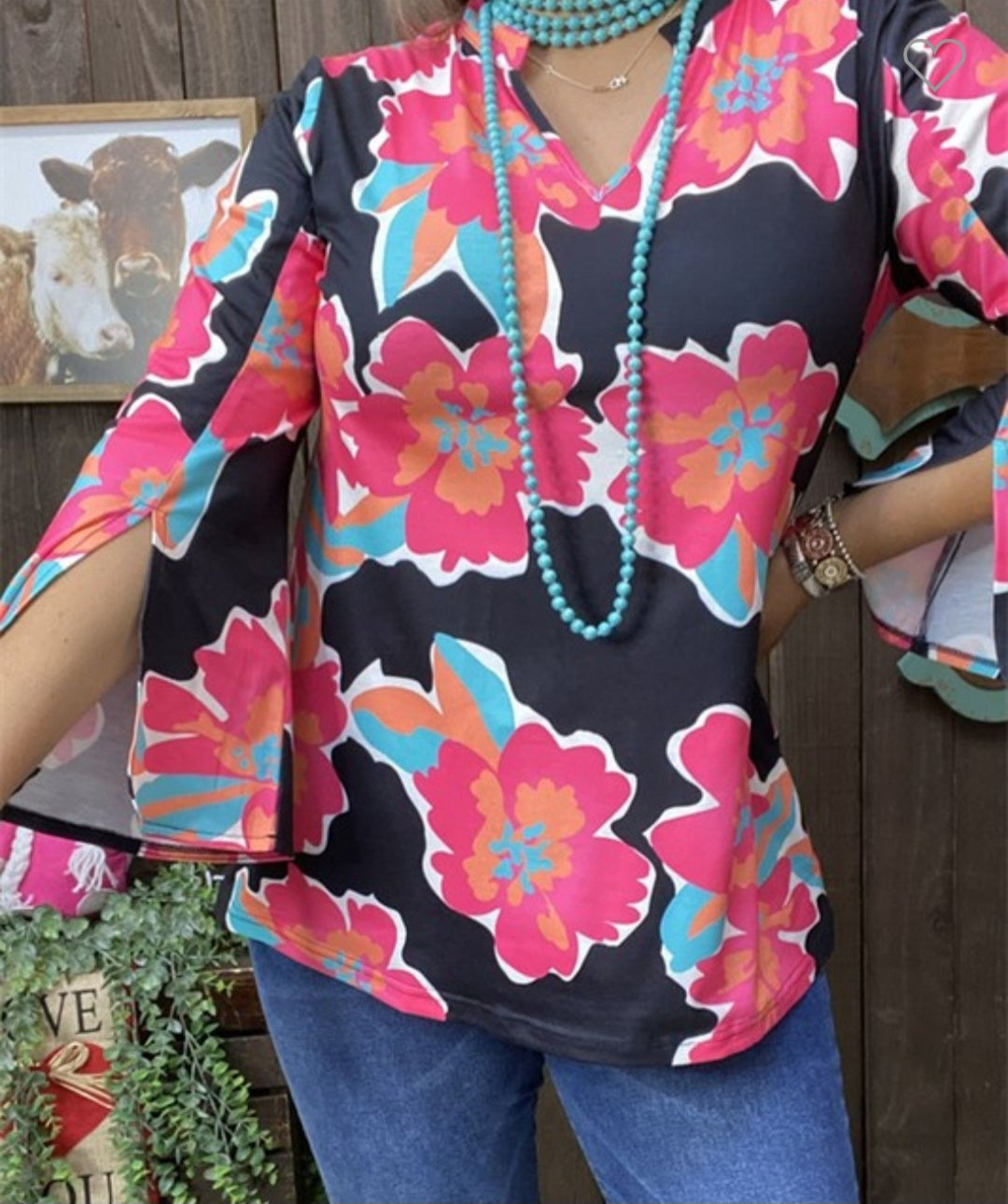 Floral Frenzy Top
