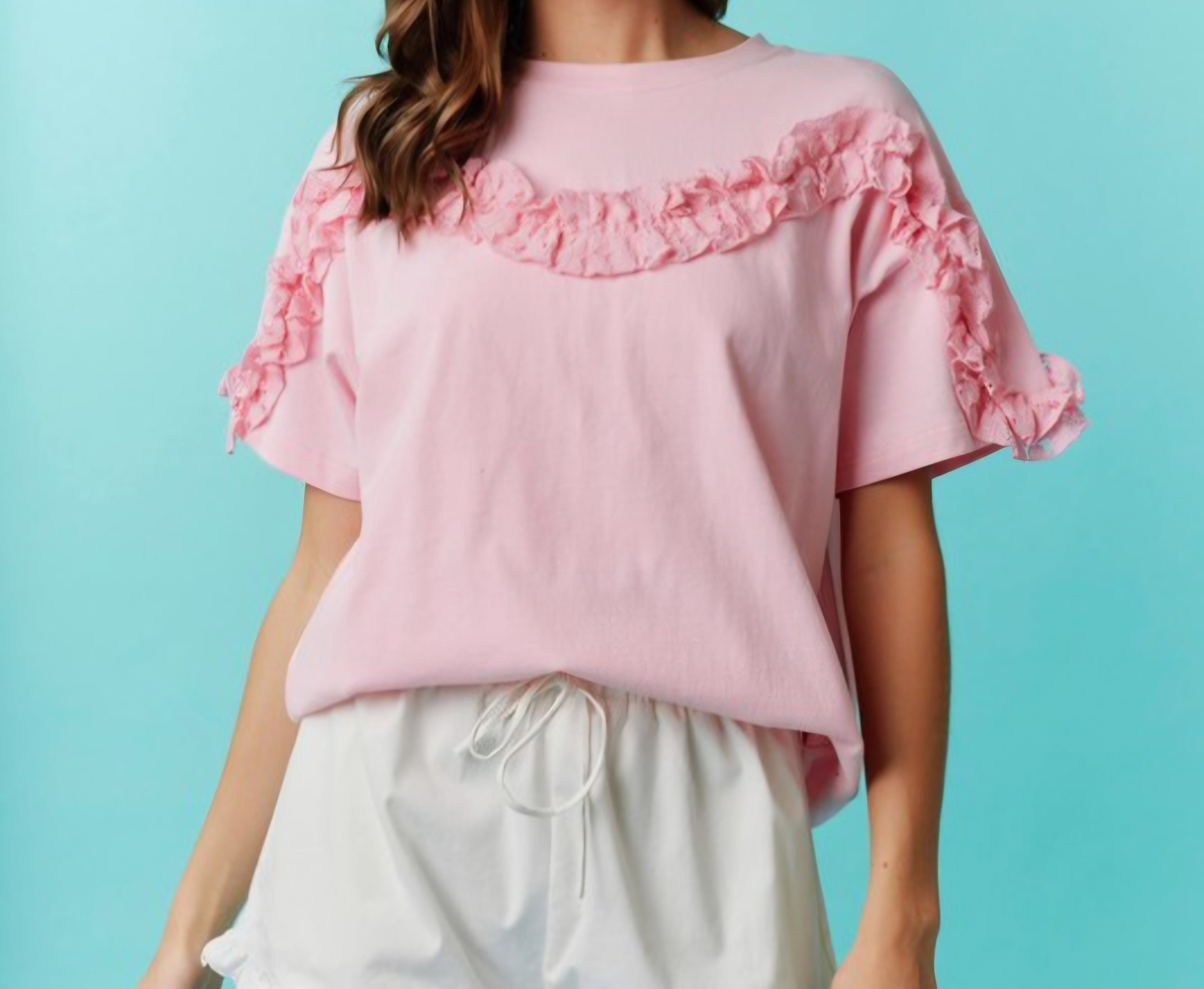 Pretty Please Ruffle Top