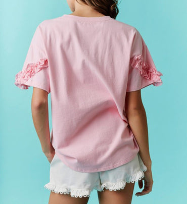 Pretty Please Ruffle Top