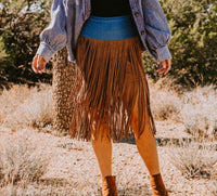 Flashy Fringe Skirt