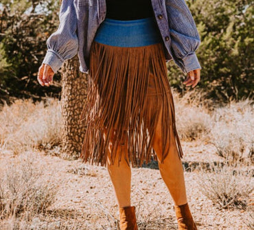 Flashy Fringe Skirt