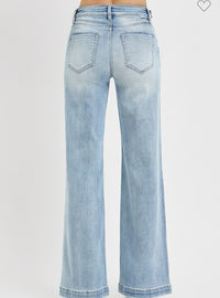 Tummy Control High Rise Adjustable Waist Band Jeans