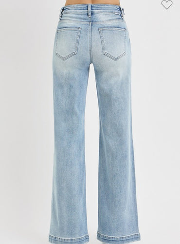 Tummy Control High Rise Adjustable Waist Band Jeans