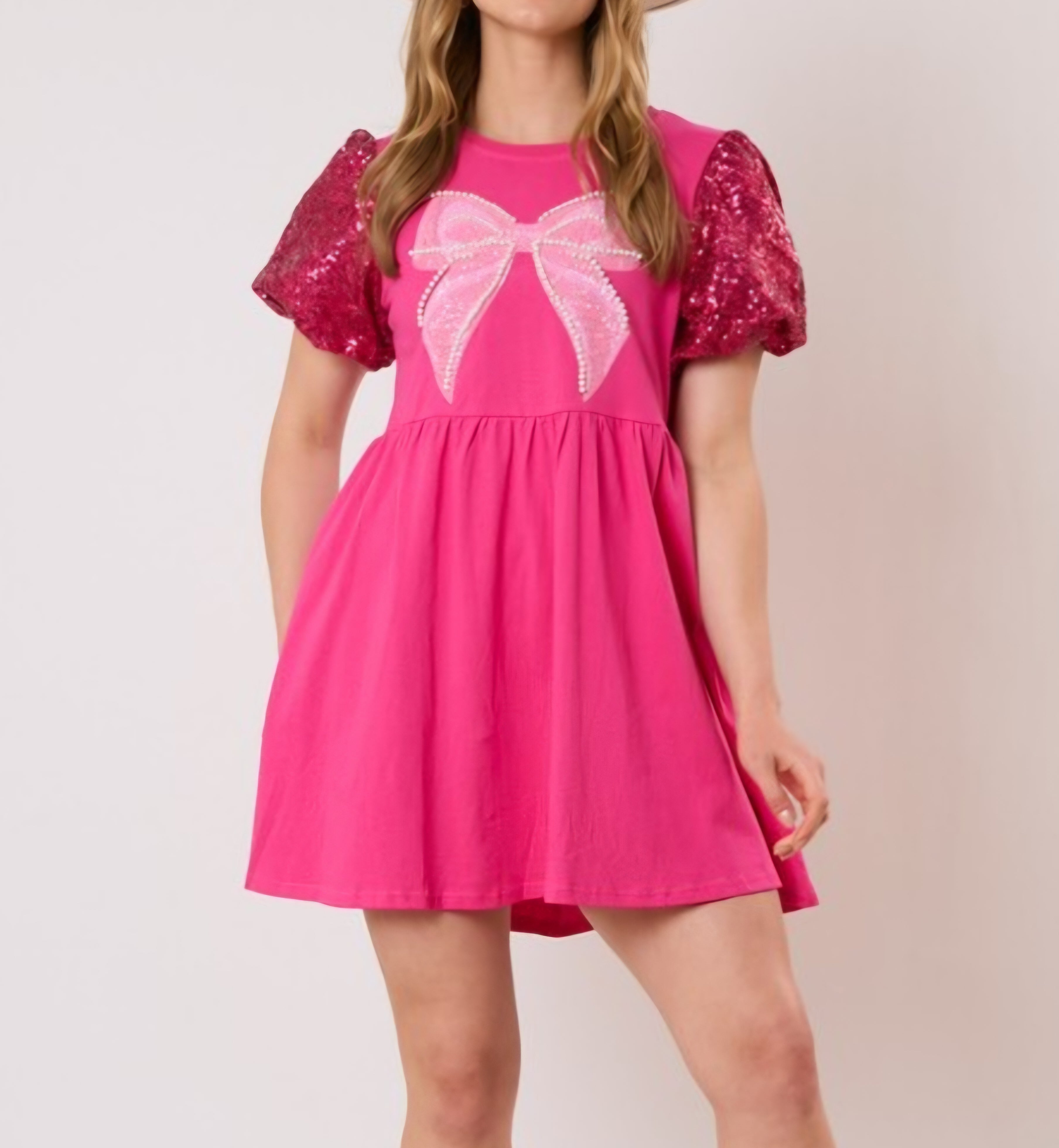 Poppin in Pink Dress